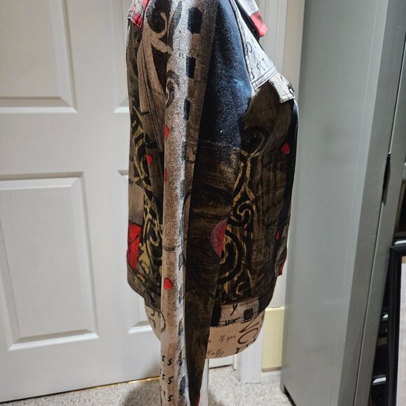 "Jean" style Jacket - multi coloured - Picture 4 of 6